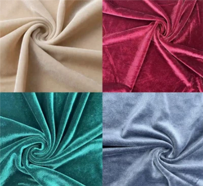 Nyújtó bársonyos szuper lágy spandex szövet